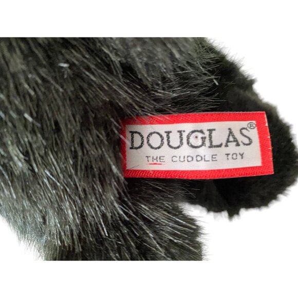 13" Black Bear Douglas Plush Stuffed Animal Cuddle - Picture 3 of 5